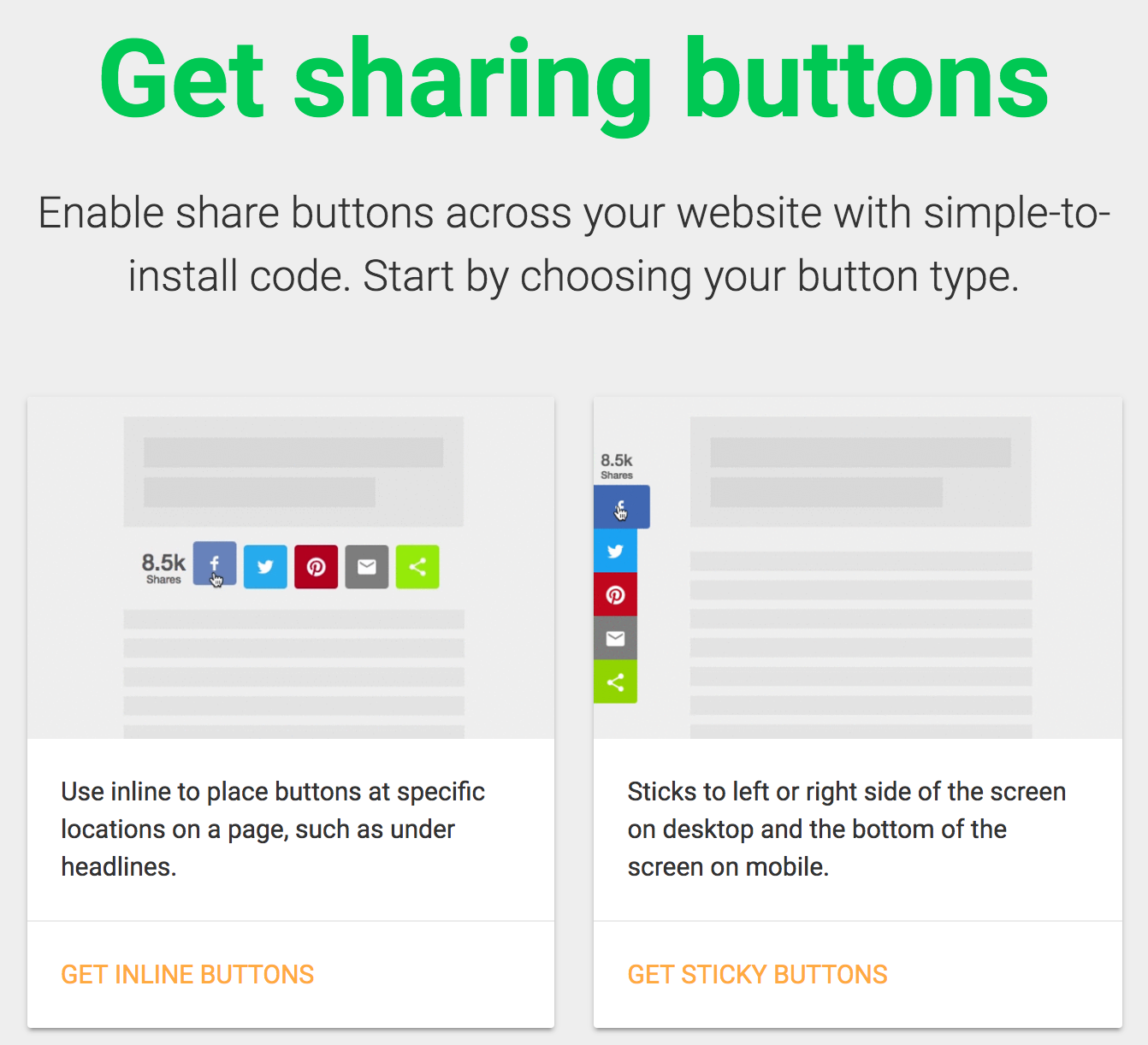 How to Install Share Buttons on a HTML Website - ShareThis